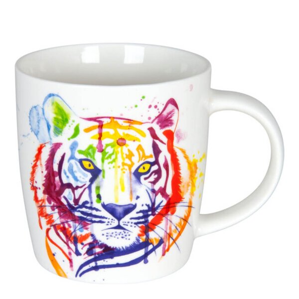 Watercoloured krus 40 cl Tiger