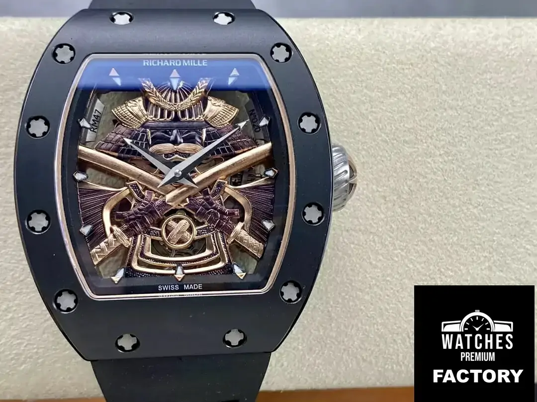 Richard Mille RM47 YS Factory Black Tourbillon Skeleton Dial