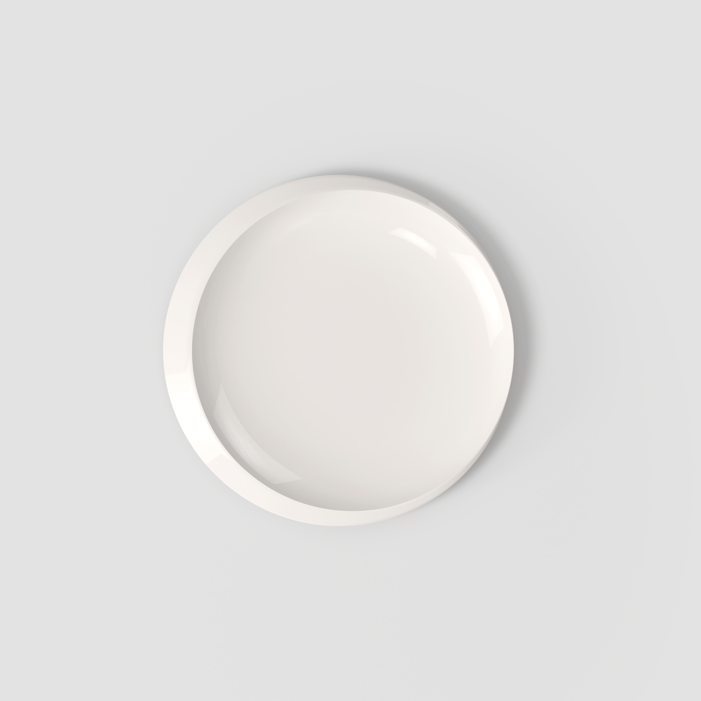 NewMoon Serving/ Under Plate - White, 14.5'', Premium Porcelain
