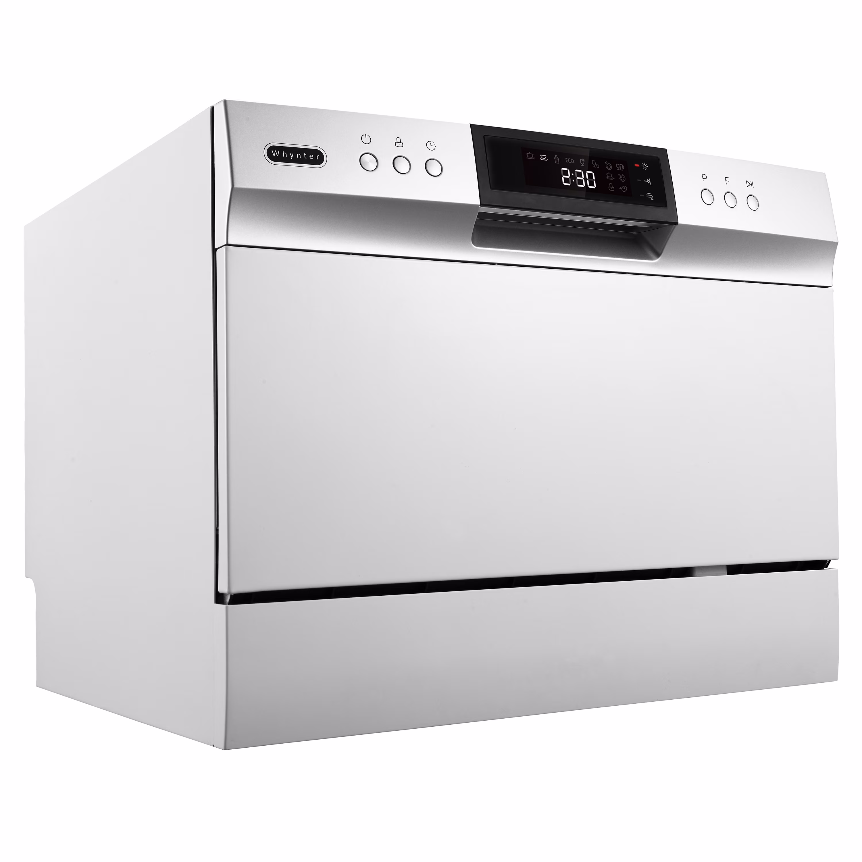 Whynter Countertop Portable Dishwasher, 6 Place Setting, White, LED, Energy Star, White