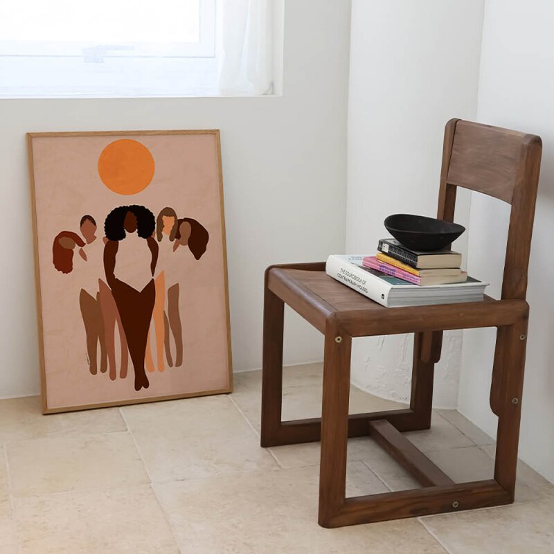 Carelle N'guessan poster 50x70 cm w.o.m.e.n