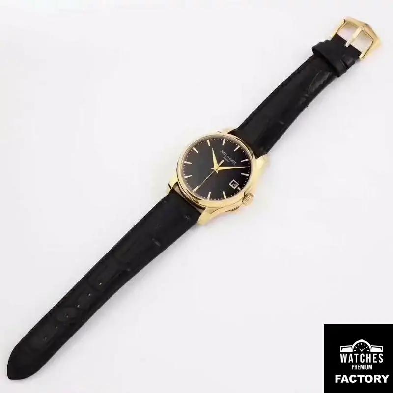 Patek Philippe Calatrava 5227 18K Yellow Gold Black Dial