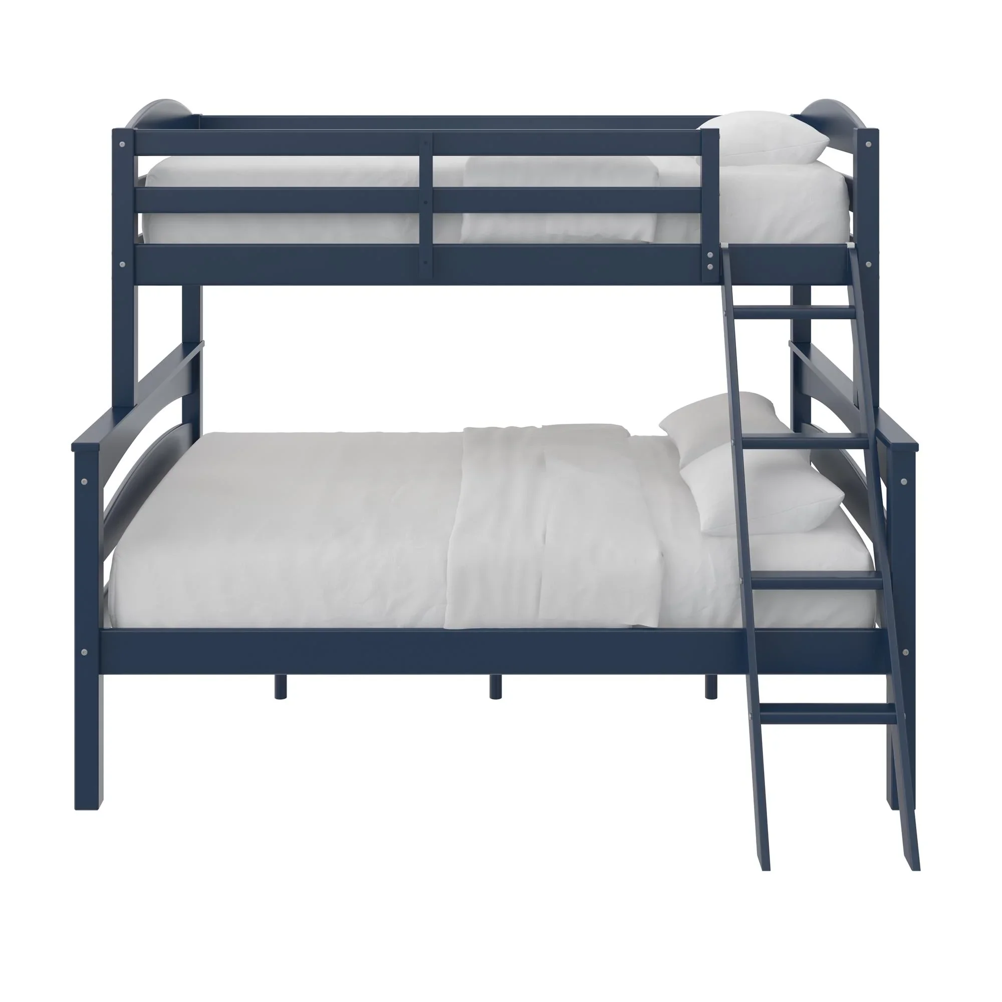 Better Homes & Gardens Leighton Kids' Convertible Twin-Over-Full Bunk Bed, Gray