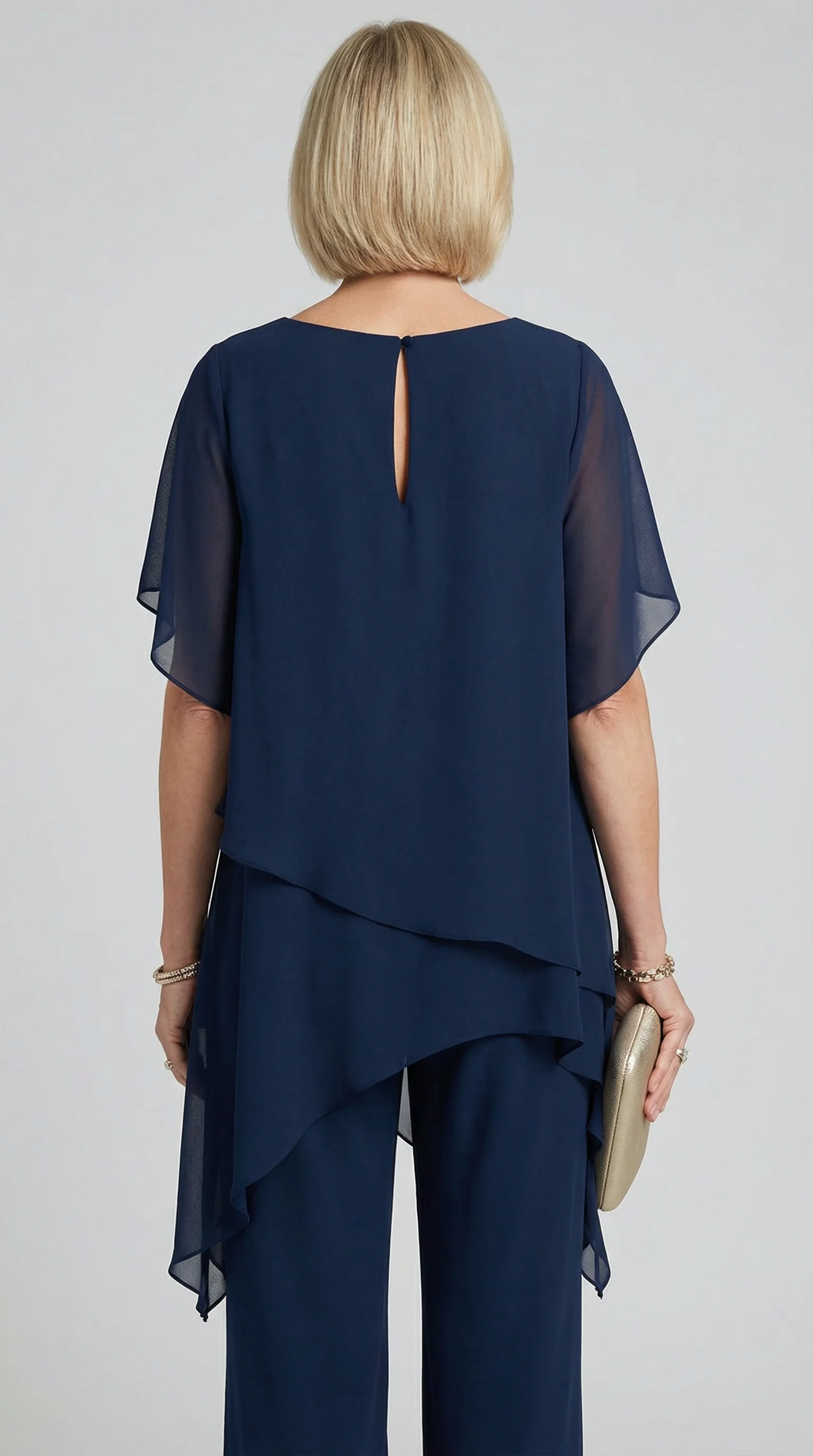 Ensemble fluide deux pièces pour femme