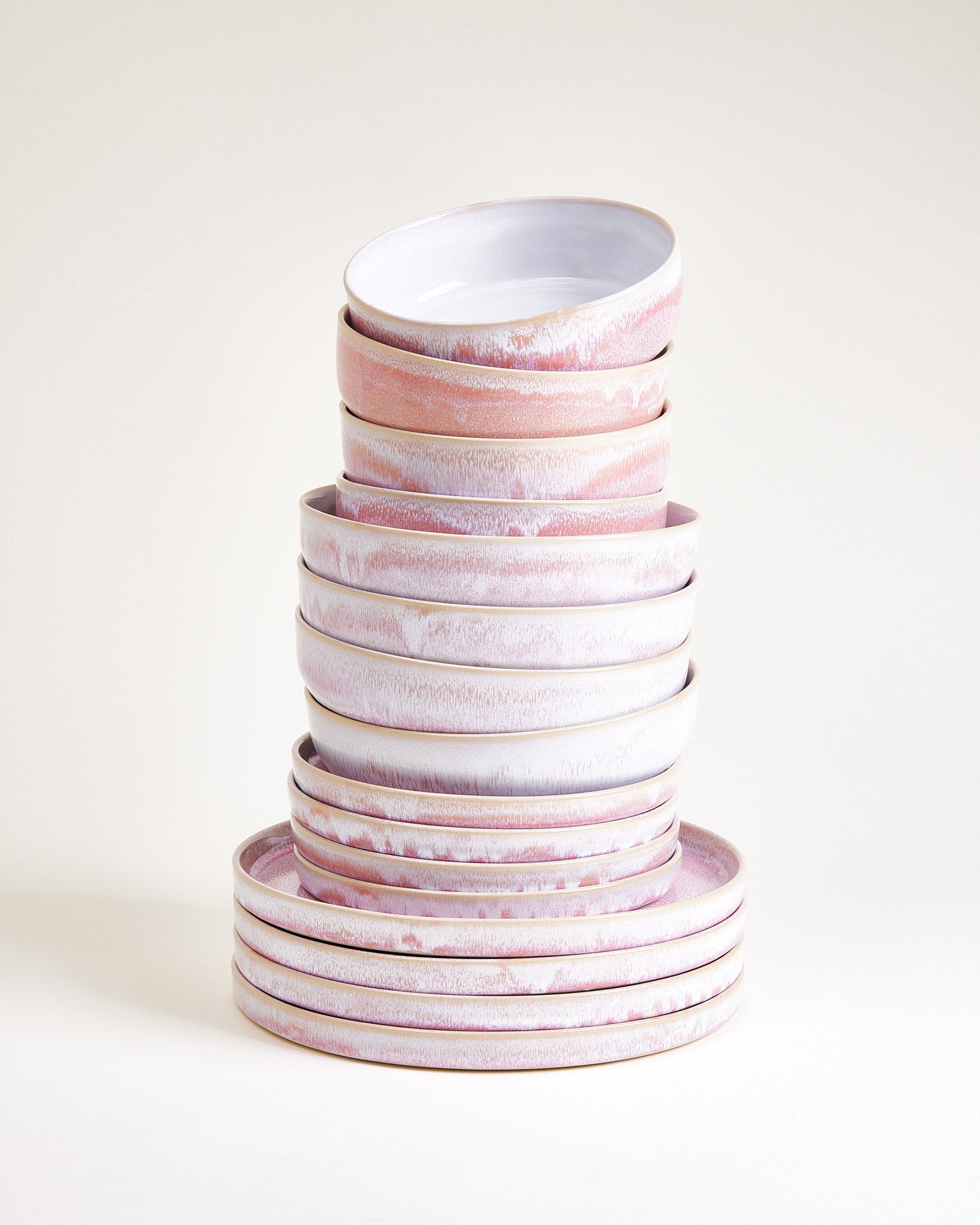 CORDOAMA - TABLEWARE SET MODERN ROSÉ 16 PIECES