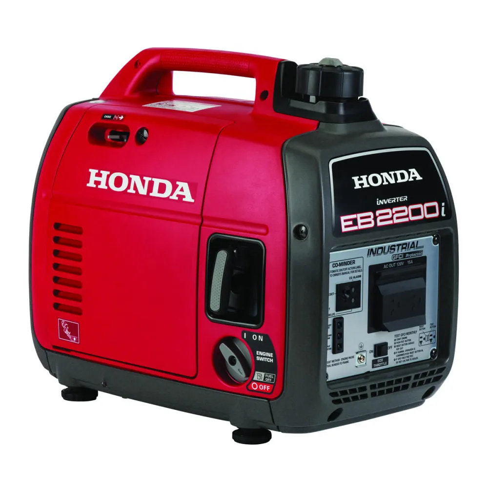 Générateur industriel Honda à essence 121 cm3 2200 W avec détecteur de CO EB2200ITAN de Honda