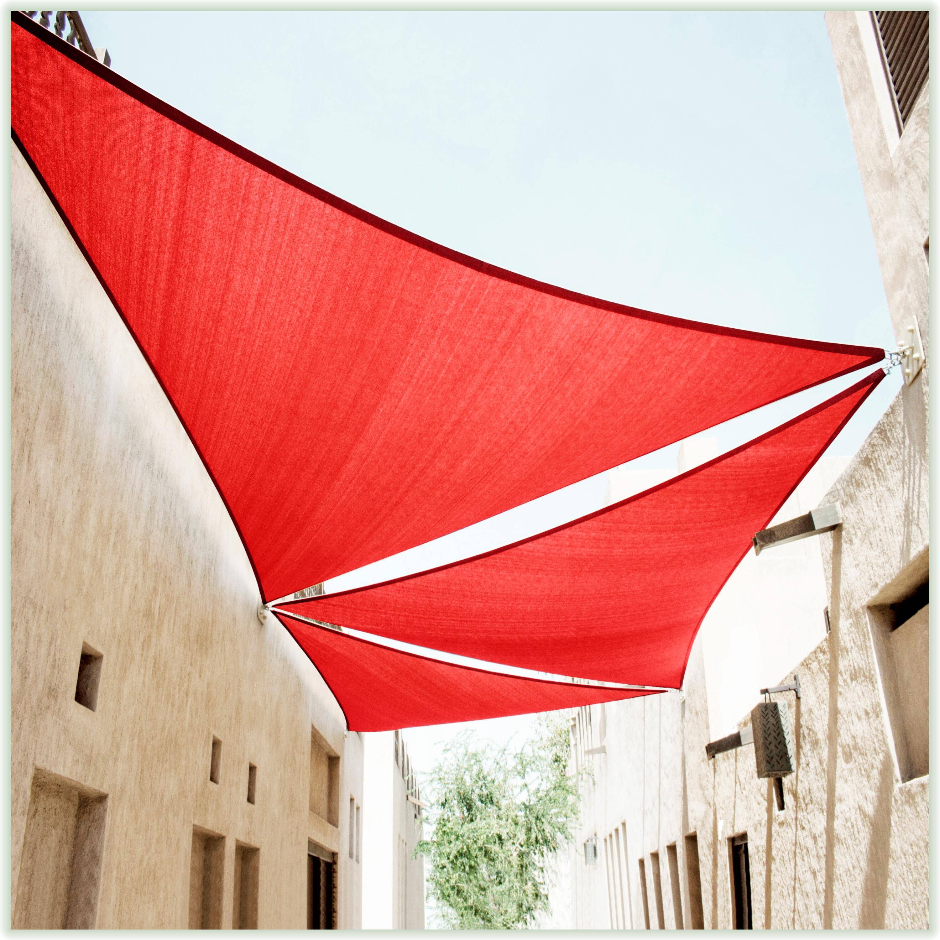 Royal Shade 20' x 20' x 20' Triangle Shade Sail Royal Shade Color: Red