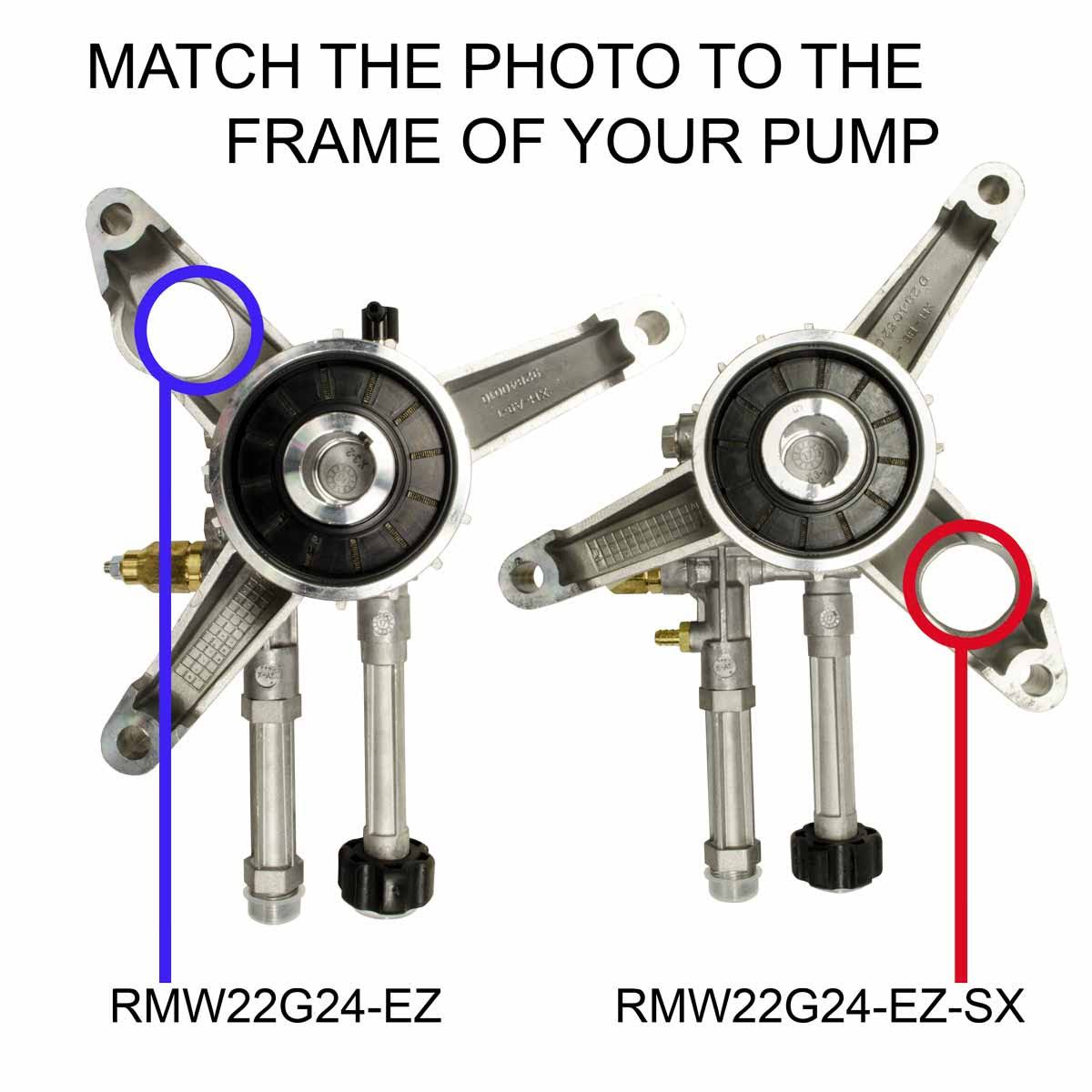 AR RMW22G24-EZ-SX Vertical Axial Pressure Washer Pump, 2400 psi, 2.2 GPM | Spraywell