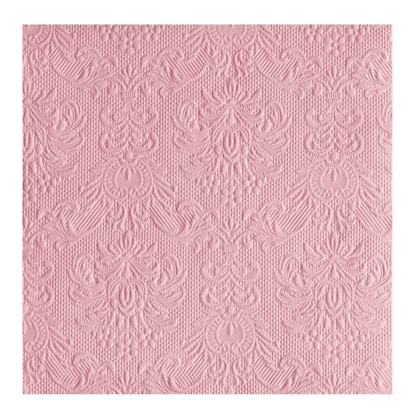Elegance serviett 40x40 cm 15 stk Pastel Rose