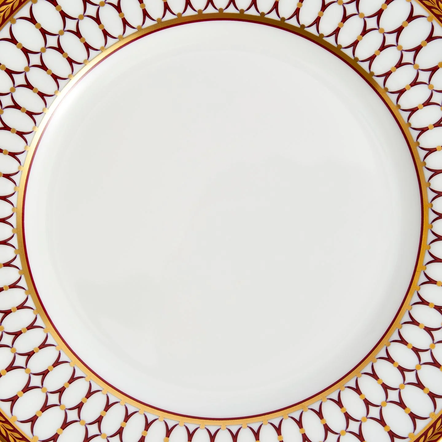 Renaissance Red Medium Side Plate