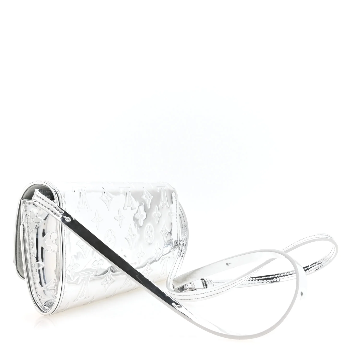 Monogram Miroir Pochette Twin Silver