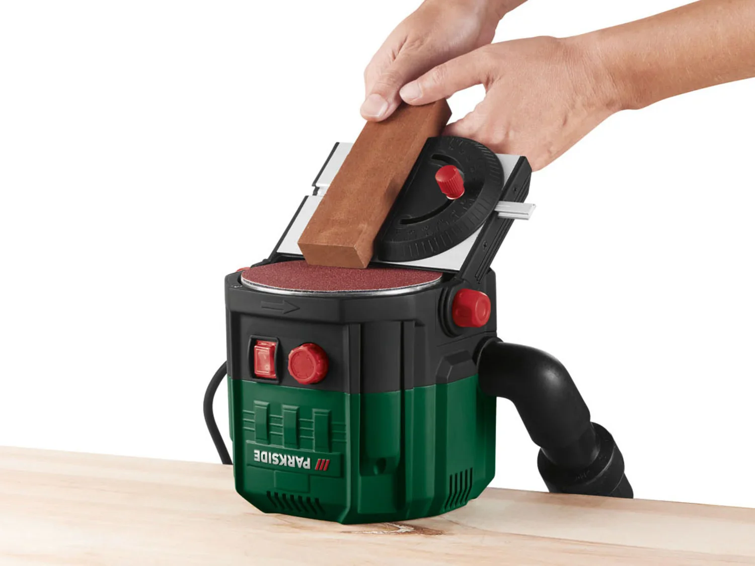 PARKSIDE Ponceuse  disque PTSG 140 D2, 6 papiers abrasifs inclus