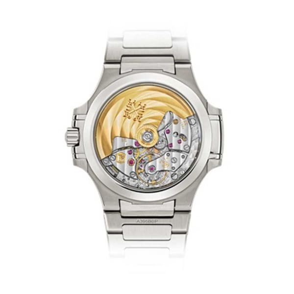 [Super Clone]Patek Philippe Nautilus Blue Tinted Mother Of Pearl Dial Automatic Ladies Diamond Watch 7018/1A-010