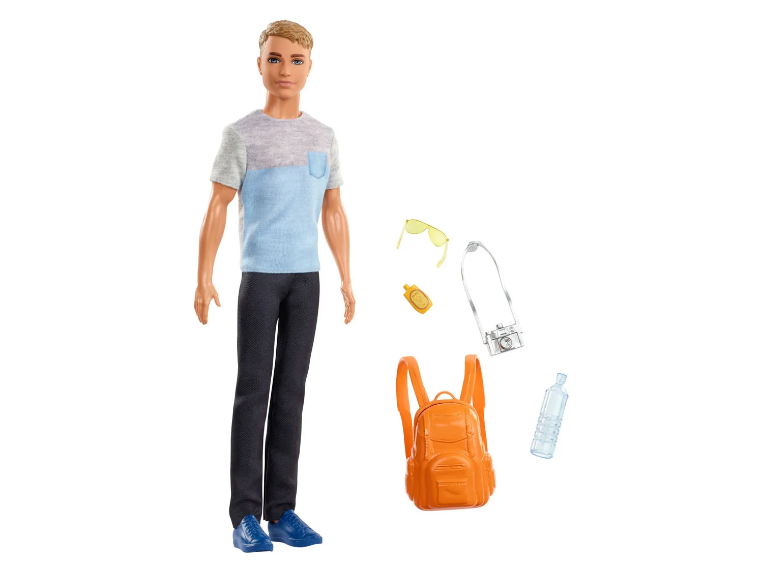 Barbie Poupe Ken, avec sac  dos et camra