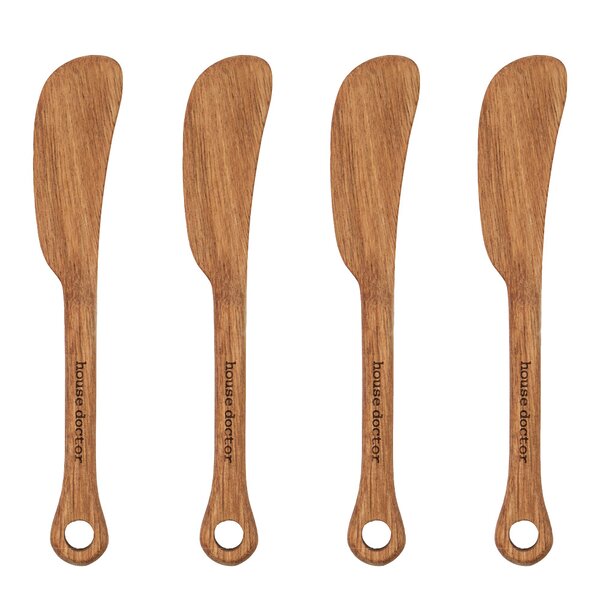 Eya smørkniv 15 cm 4 stk akasie