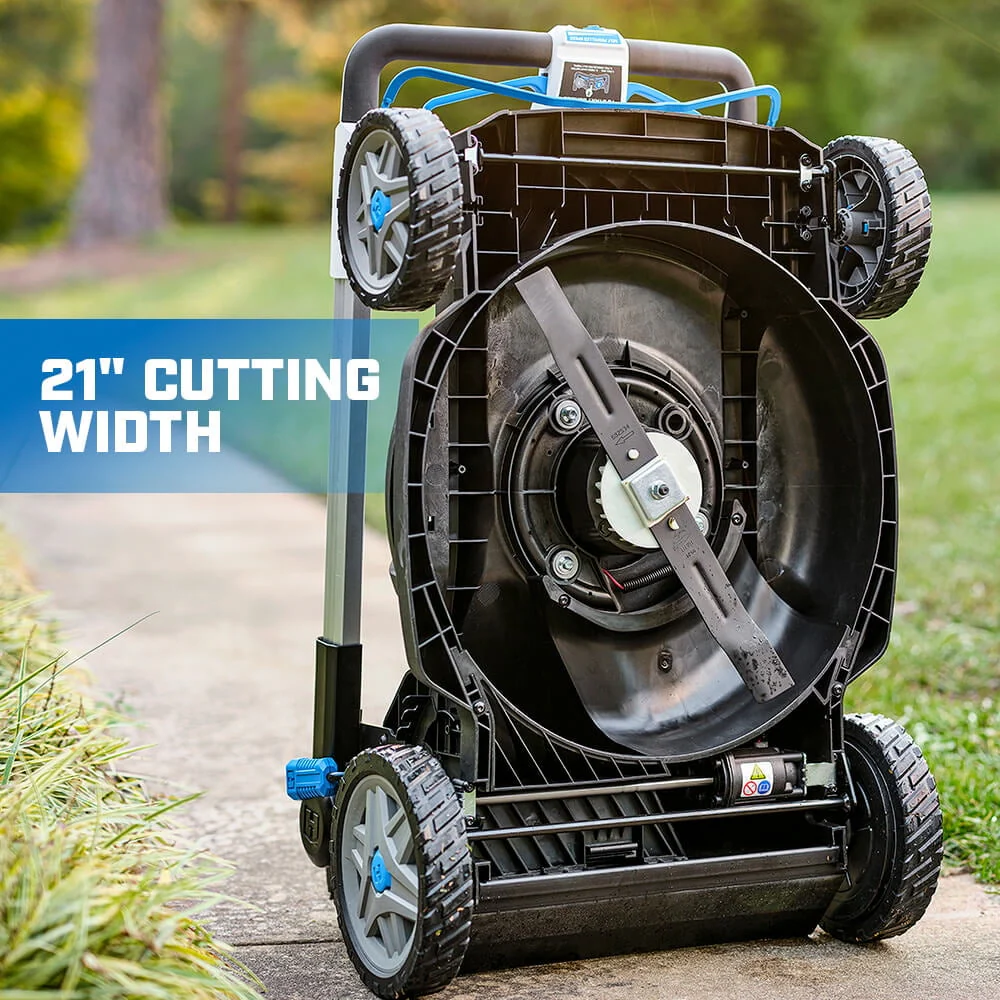 40-Volt 21-inch Supercharge 3-in-1 Self-Propelled Mower Kit, (2) 6.0Ah Lithium-Ion Batteries - Image 8