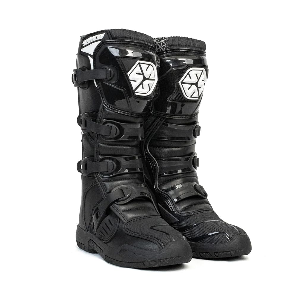 Scoyco Dirt Bike Boots for Men CE Level 1 Enduro Motocross Footwear