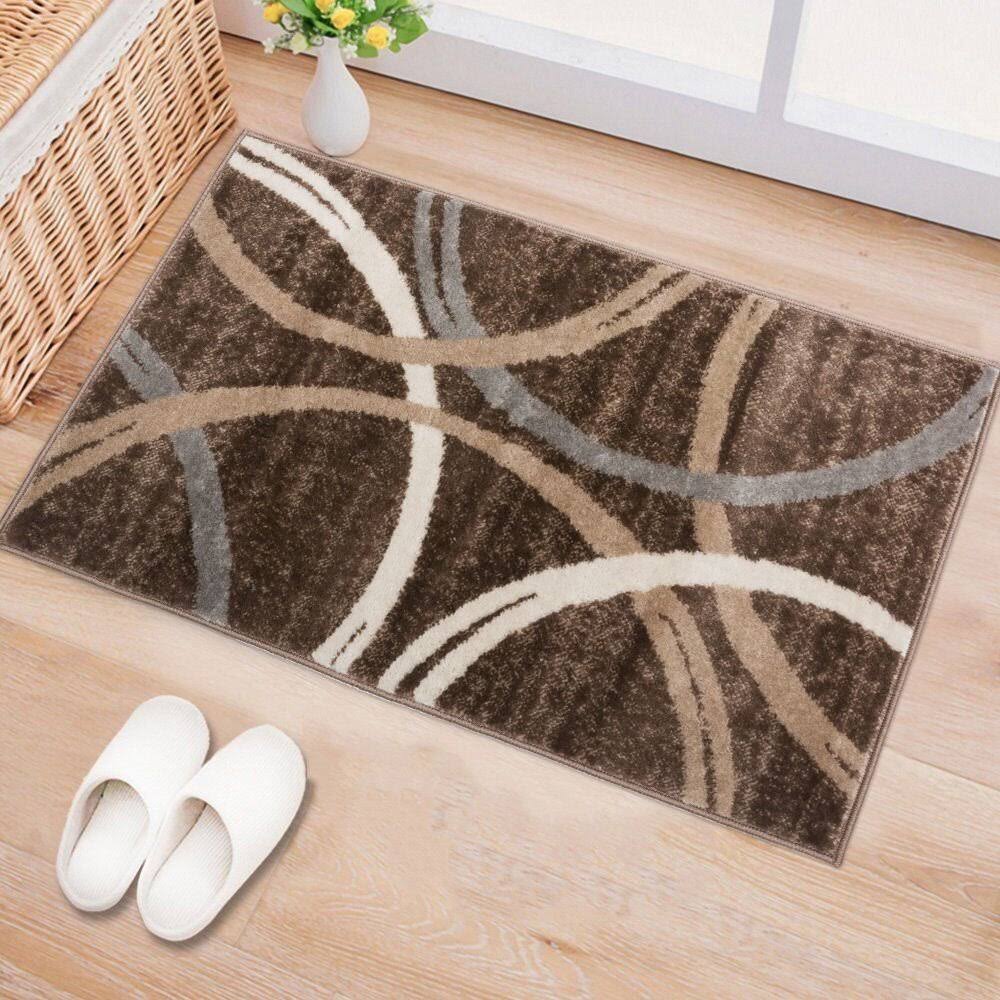 Devonshire Abstract Brown Area Rug Ebern Designs Rug Size: Rectangle 2' x 3'