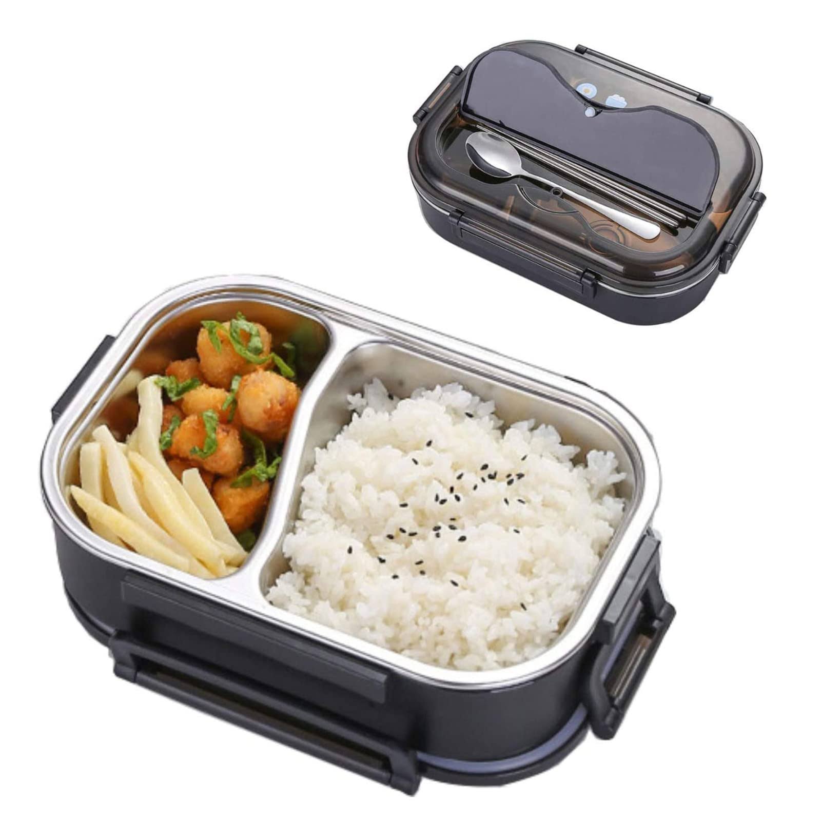 Tinaforld 304 Stainless Steel Lunch Box Leakproof Food Storage Containers, Bento Box for Adults,Men,Women