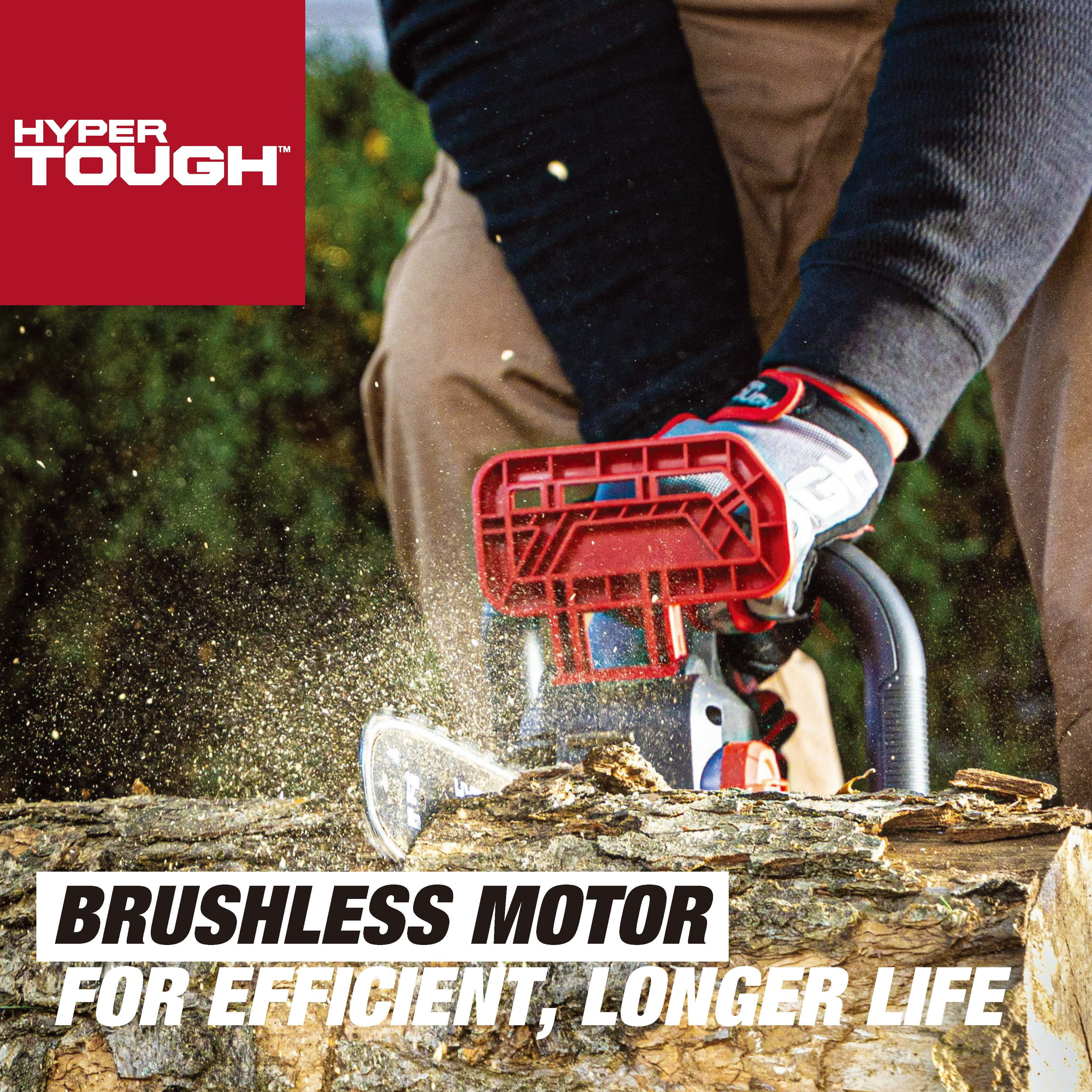 20V 4.0Ah Battery Powered 12in Brushless Chainsaw, HT22-401-03-03 - Image 7
