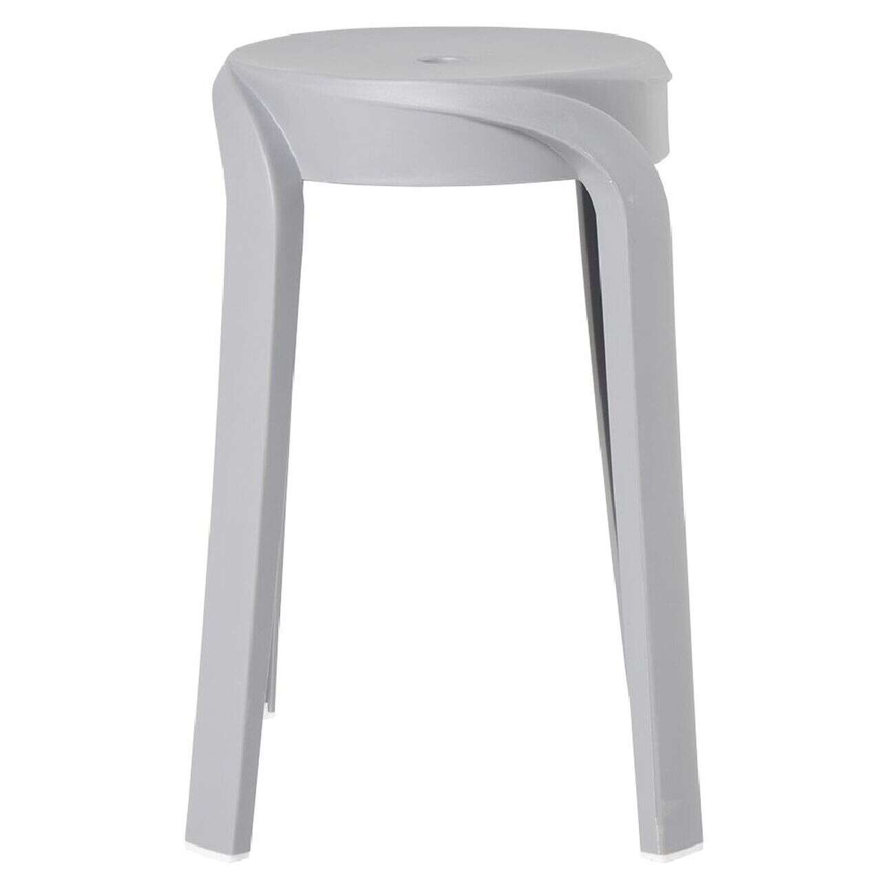 Tabouret Firsty gris Ø26xH46cm