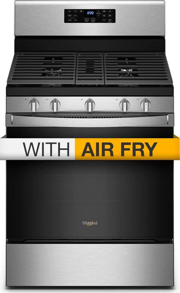 5.0 Cu. ft. Whirlpool Gas 5-in-1 Air Fry Oven