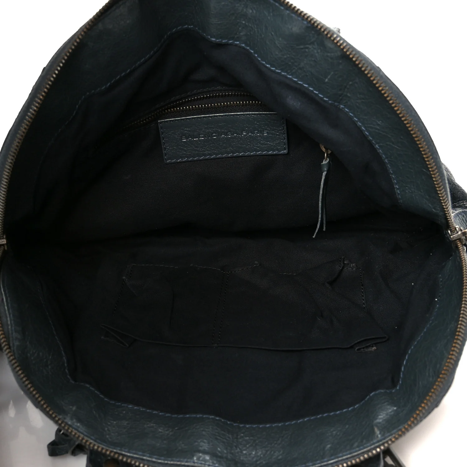 Agneau Classic Hardware Bowling Bag Anthracite