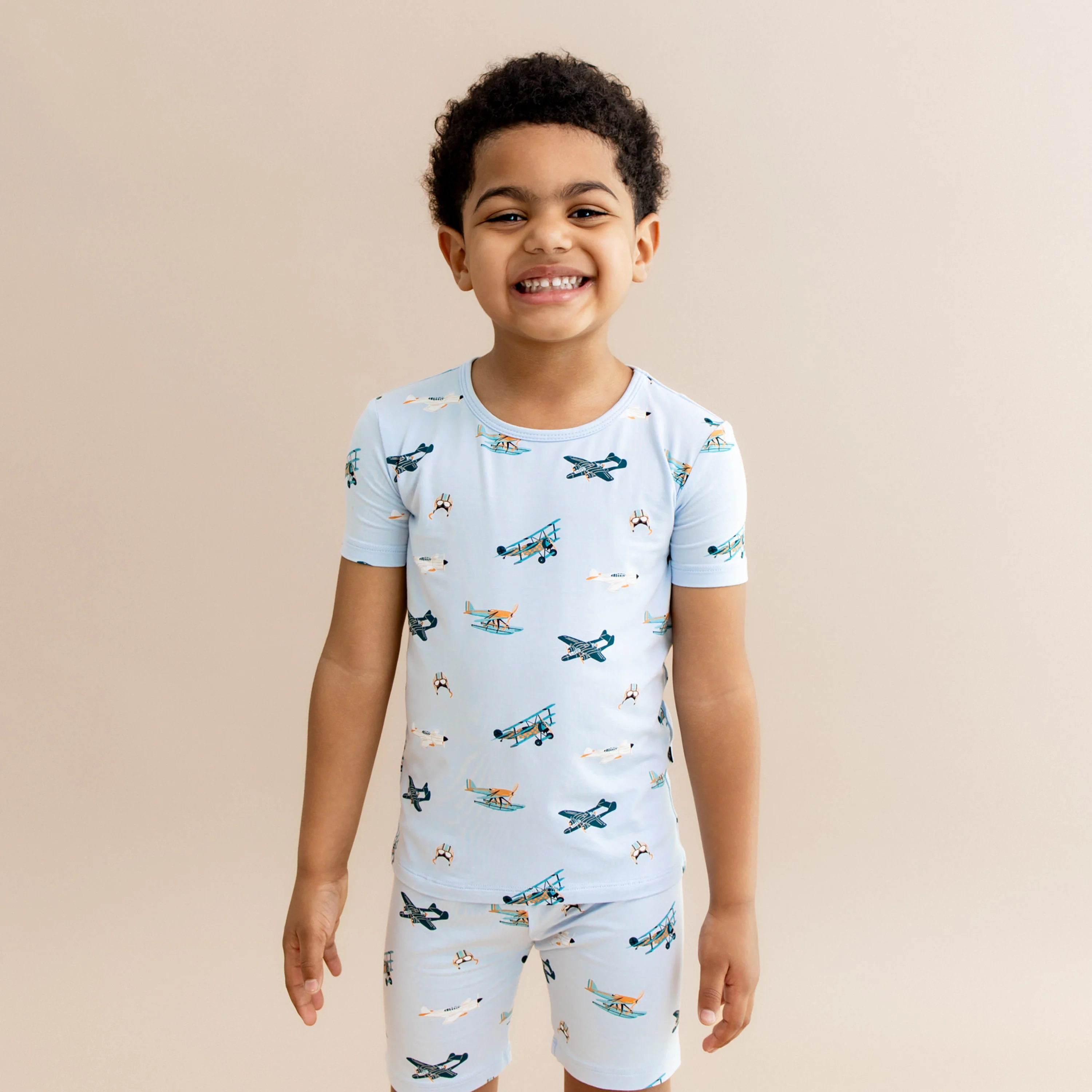 Short Sleeve Pajamas in Take Off