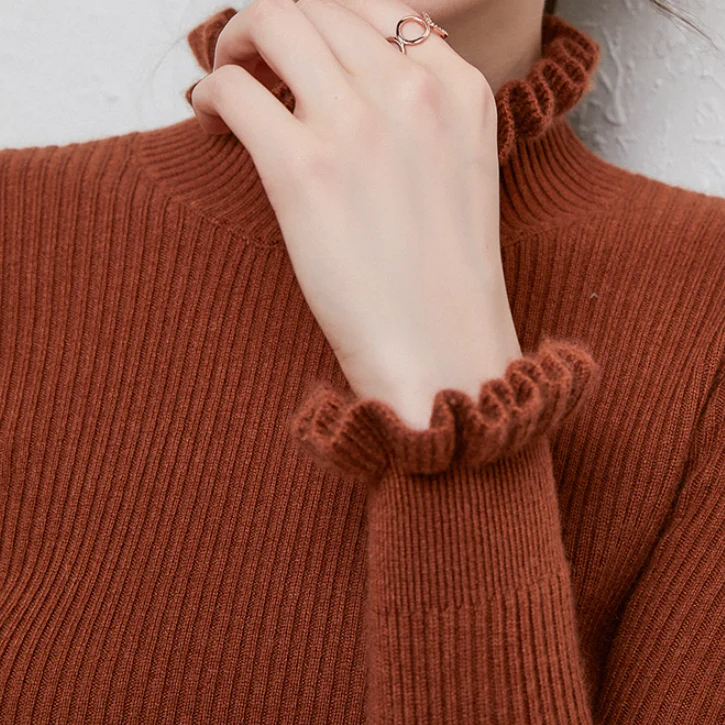 Alva – Pull à col roulé pour femmes