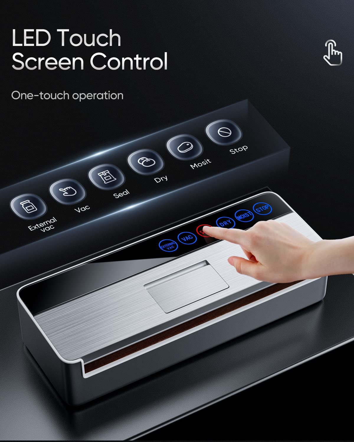Vacuum Sealer Machine. Full Automatic Food Sealer