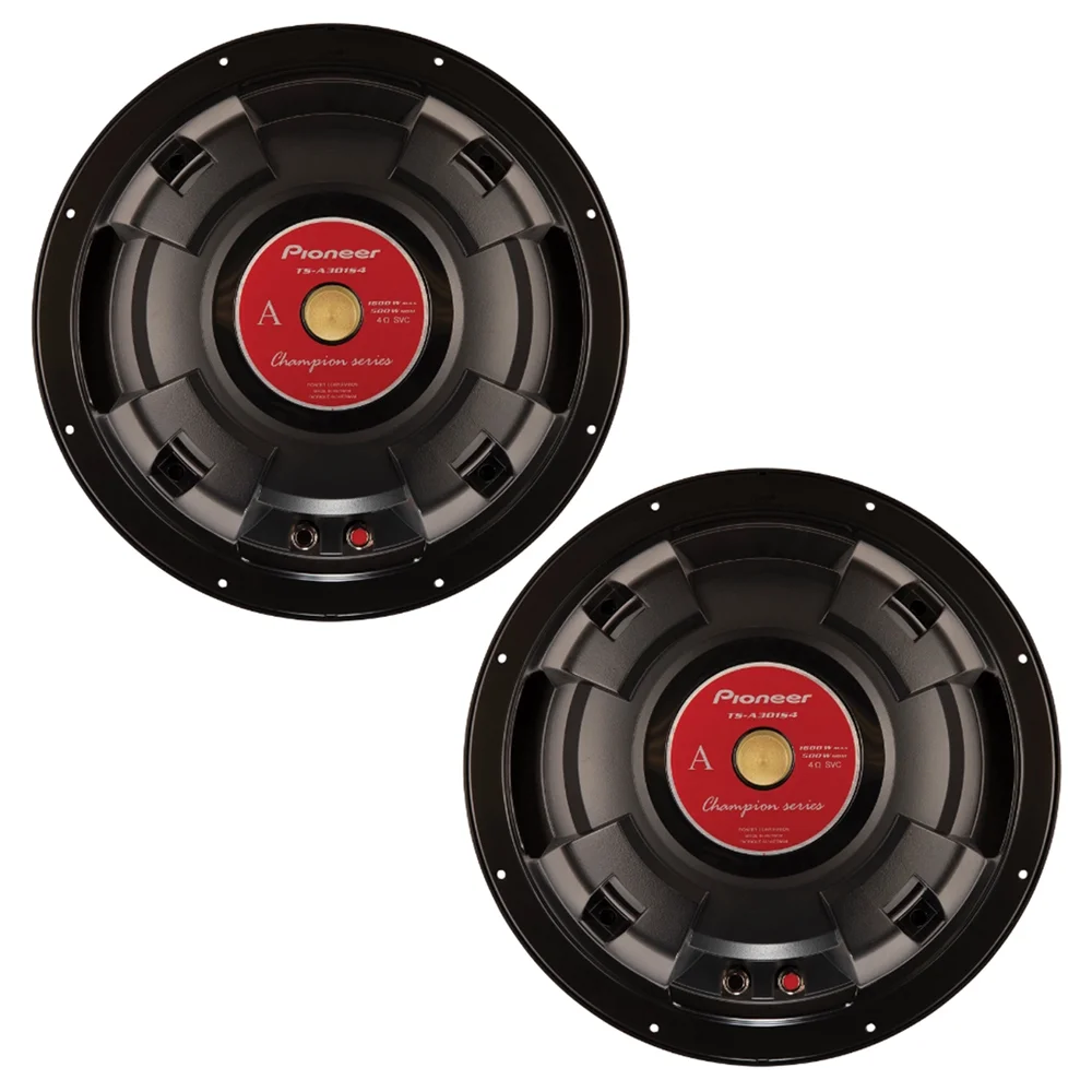 TS-A301S4 Powerful 12-inch Subwoofer, 1600 Watts Peak Power, Single 4 Ohm Voice Coil for a Powerful Bass Pack of 2 - Image 2