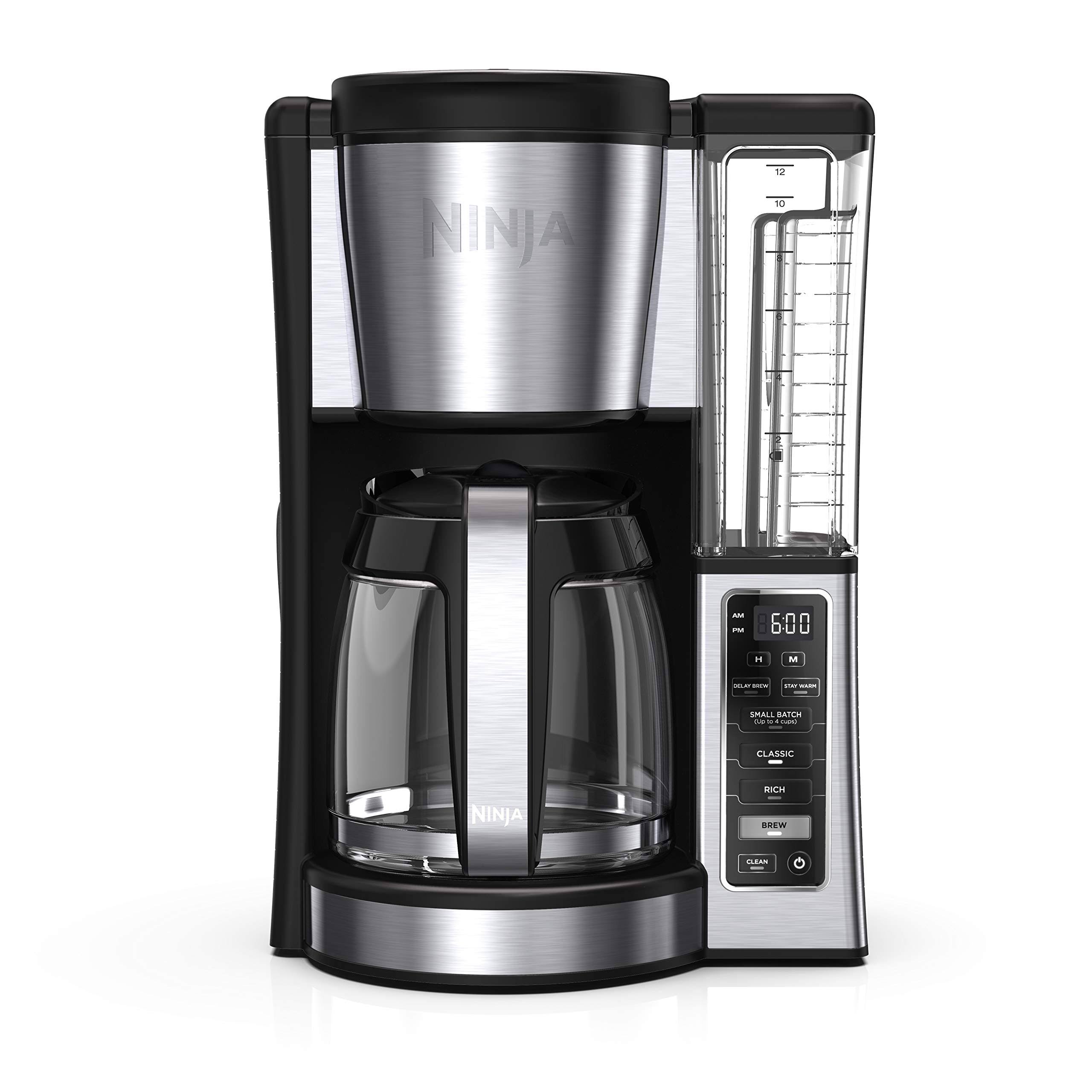 Ninja 12-Cup Programmable Brewer CE251 Coffee Maker, 60 oz, Black/Stainless Steel (Renewed)