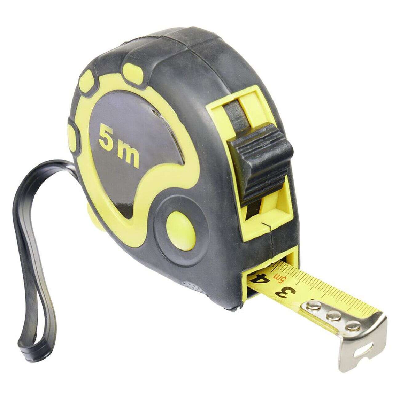 Mètre noir et jaune 5 m