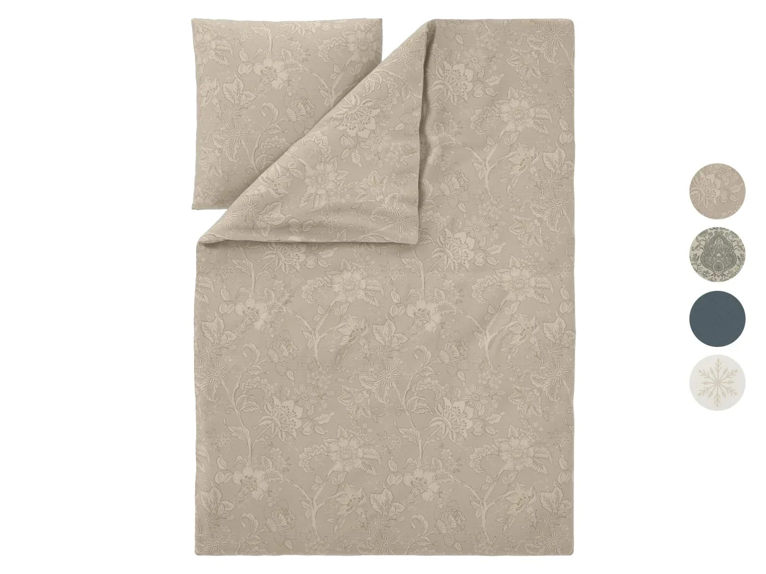 LIVARNO Parure de lit double face en satin, 140 x 200 cm