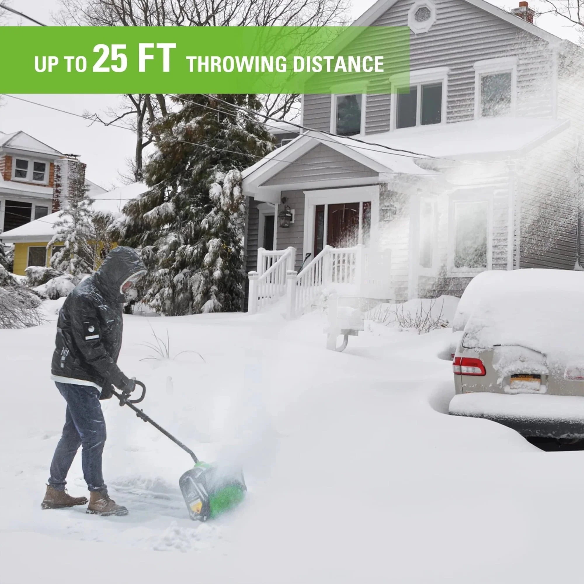PRO 12 in. 80V Cordless Snow Shovel, Battery Not Included, 2601202 - Image 4
