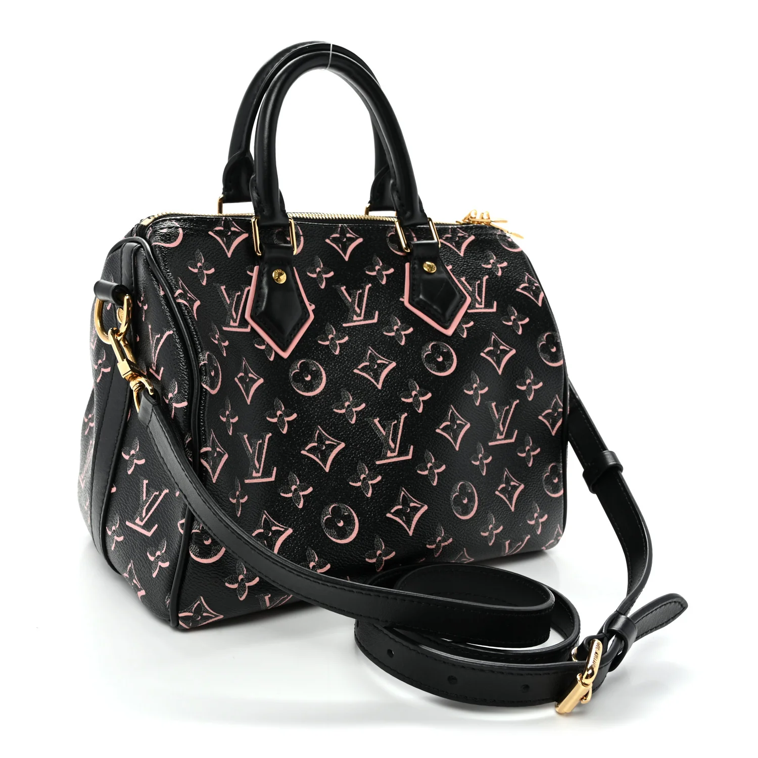 Monogram Fall for You Speedy Bandouliere 25 Black