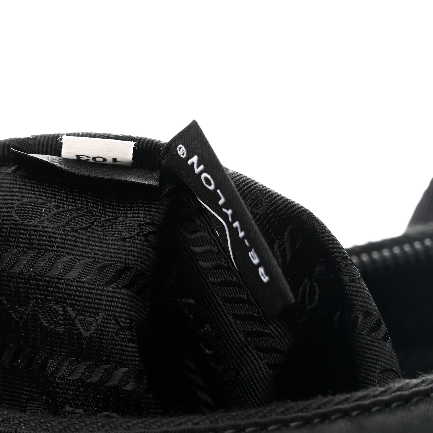 Tessuto Nylon Mini Re-Edition 2000 Bag Black