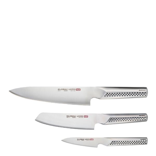 Ukon knivsett 3-deler GU-01, GUM-10, GUF-30