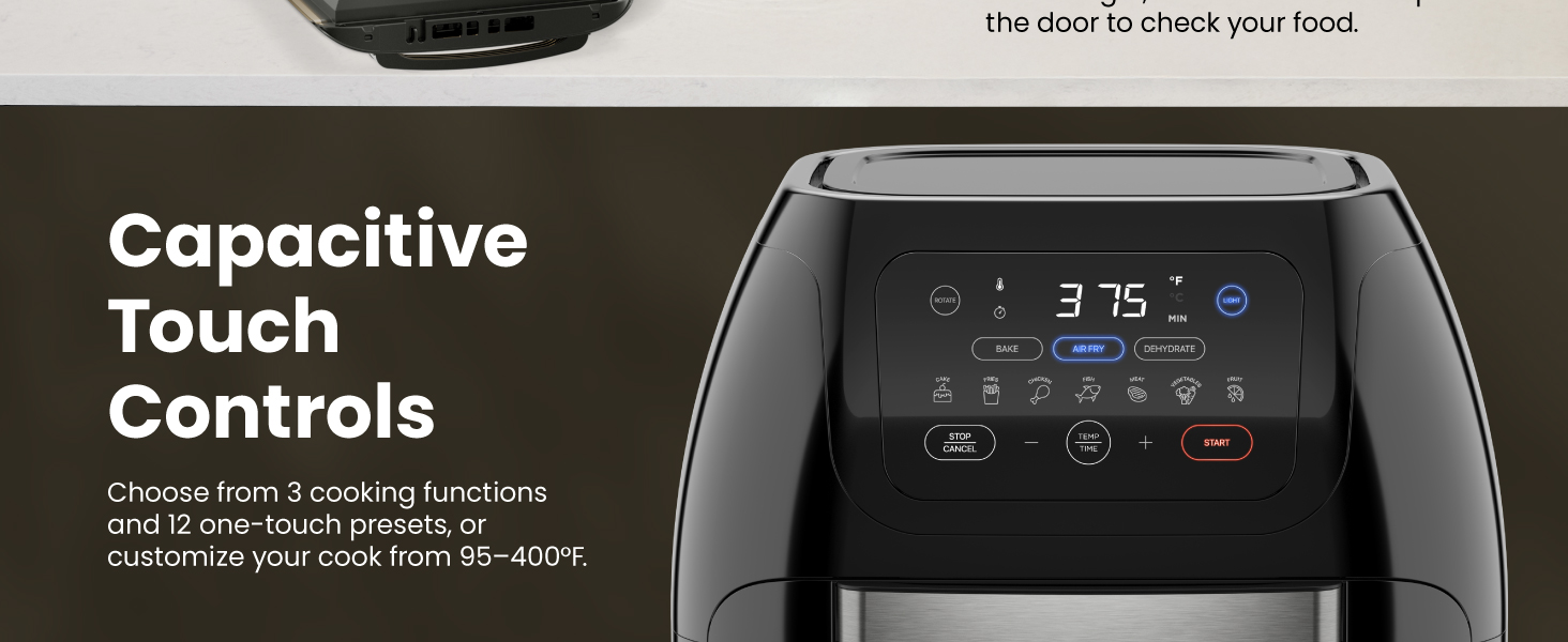Capacitive touch controls