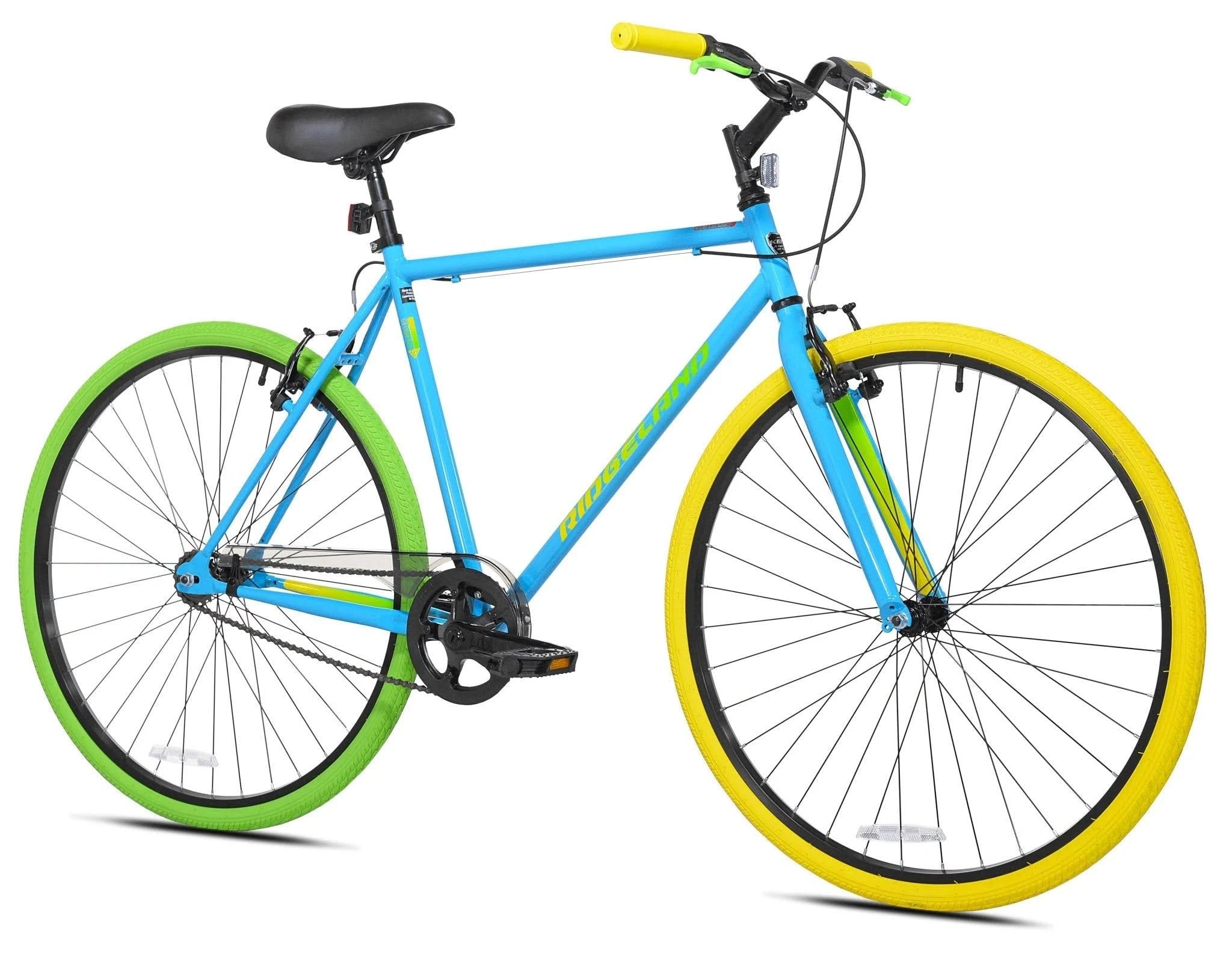 Kent 700c Men S Ridgeland Hybrid Bike. Blue/Green - MadeInUSA