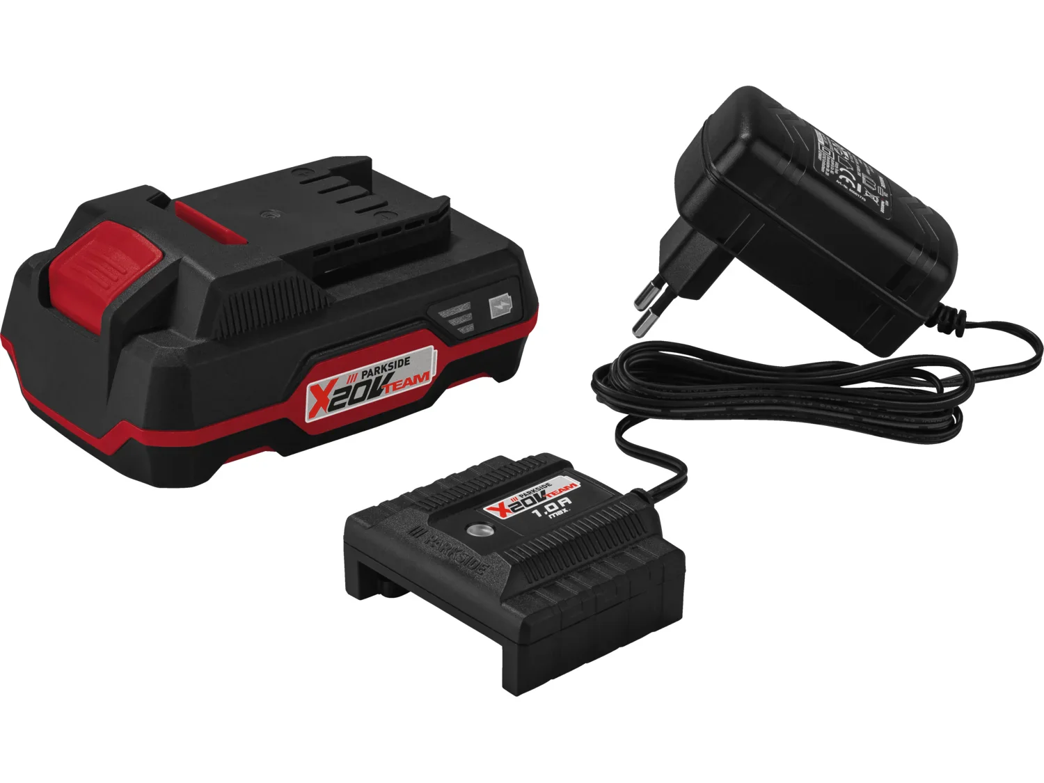 PARKSIDE Set perceuse-visseuse sans fil PBSSA 20-Li A1 + batterie + chargeur, 20 V