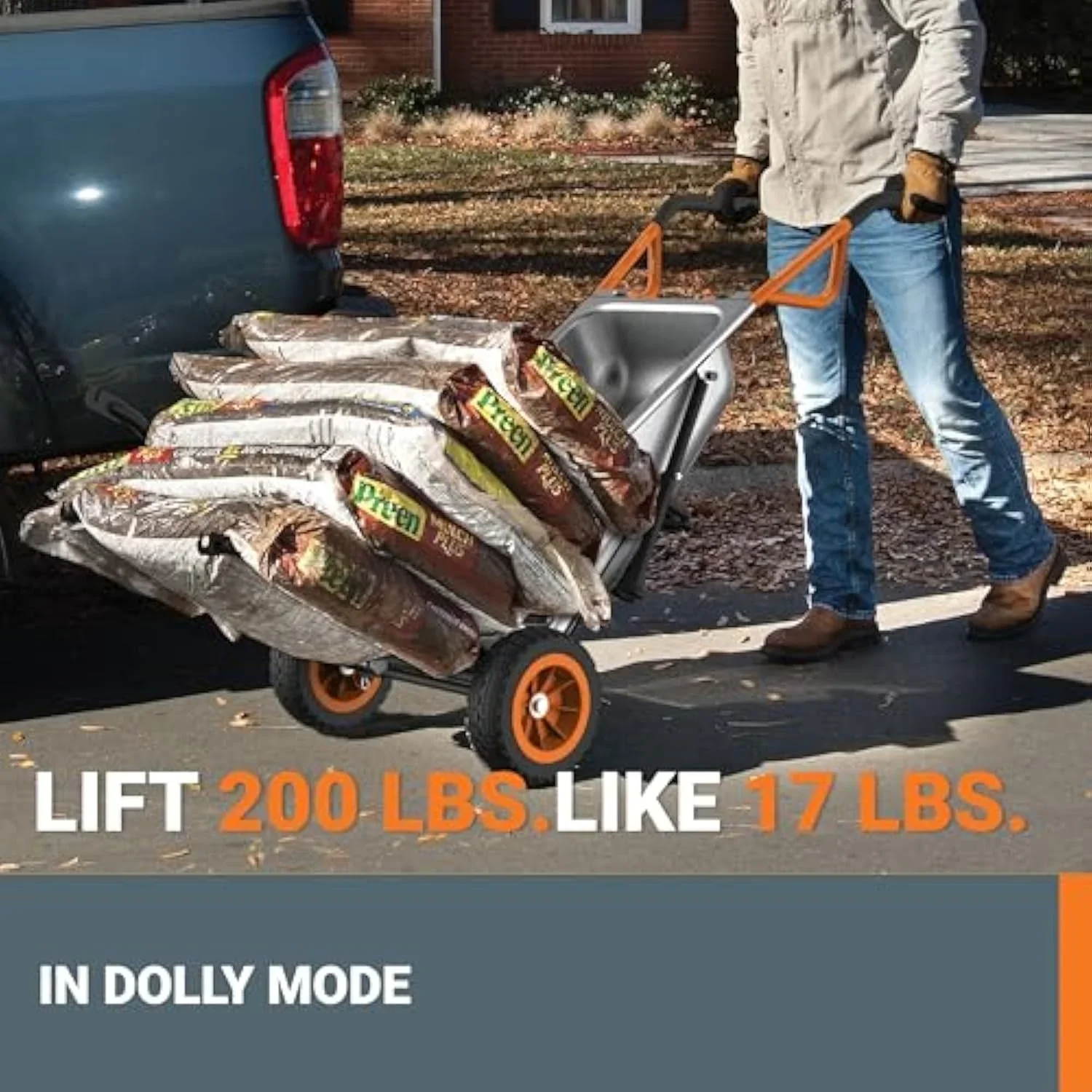 Aerocart Garden Cart/Wheelbarrow Heavy Duty/Dolly