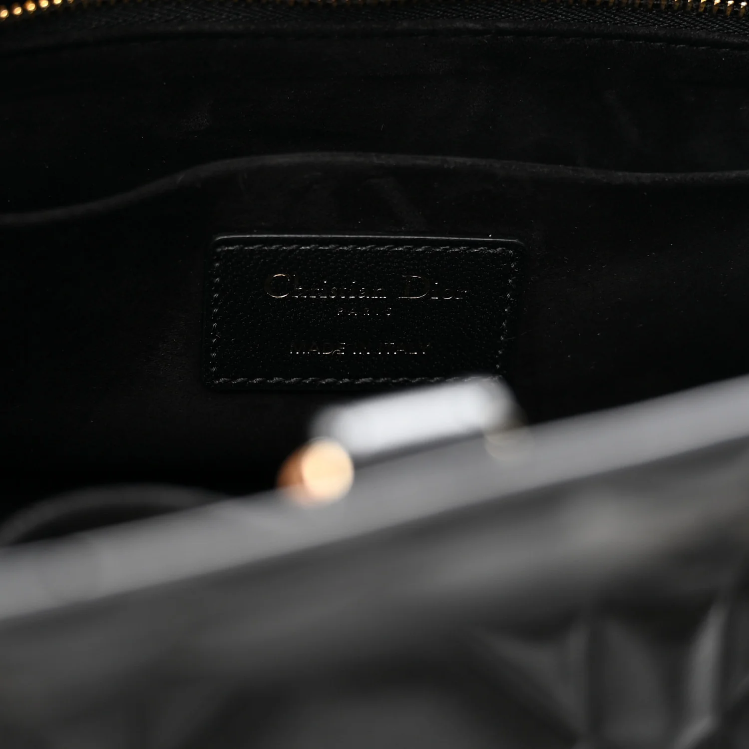 Lambskin Cannage The Lady 95.22 Black