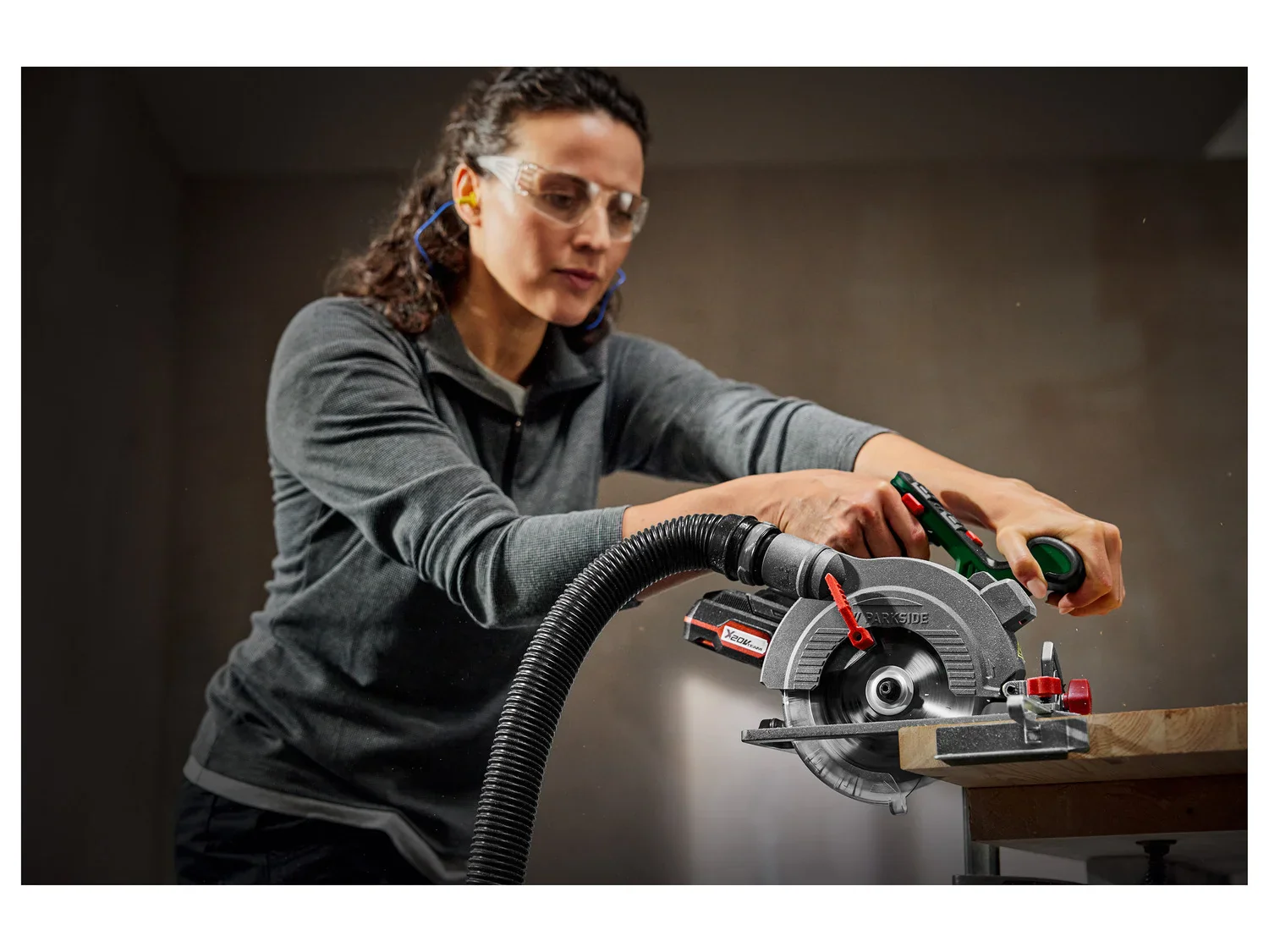 PARKSIDE Scie circulaire sans fil PHKSA 20 Li B3, 20 V