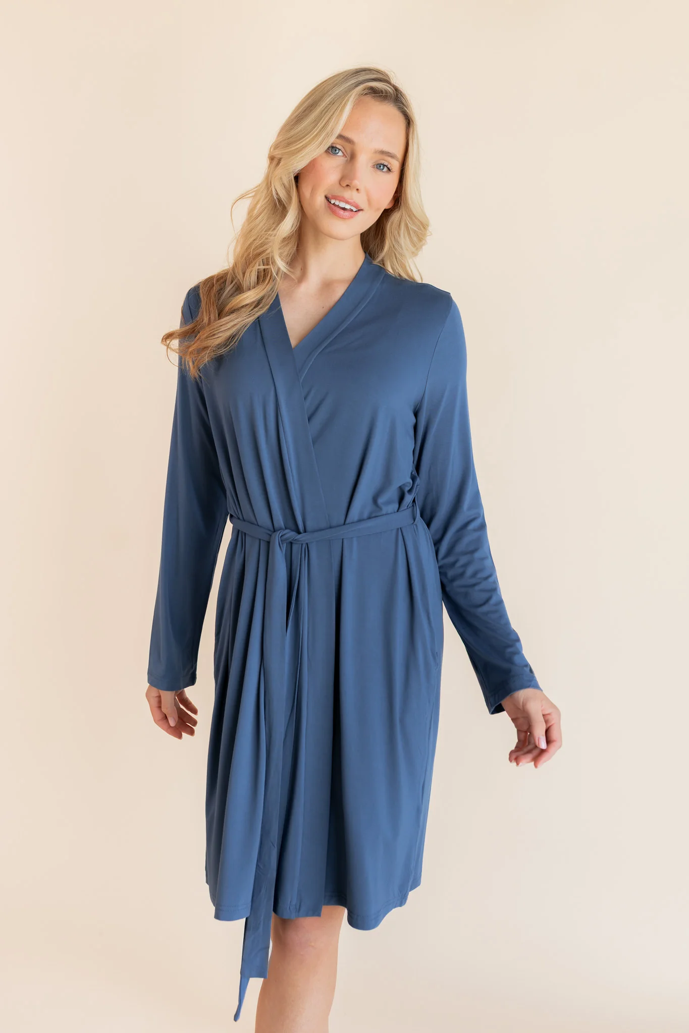 Women's Lounge Robe in Oxford