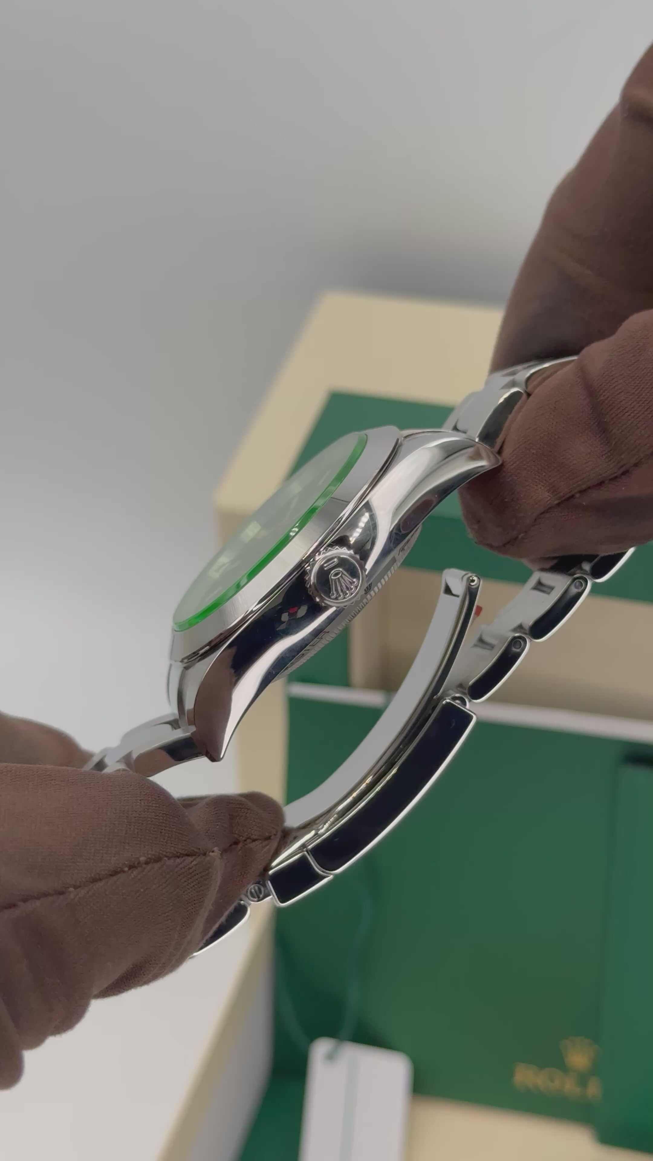 2021 ロレックス ミルガウス 40mm 116400GV ステンレススチール ブラックダイヤルRolex