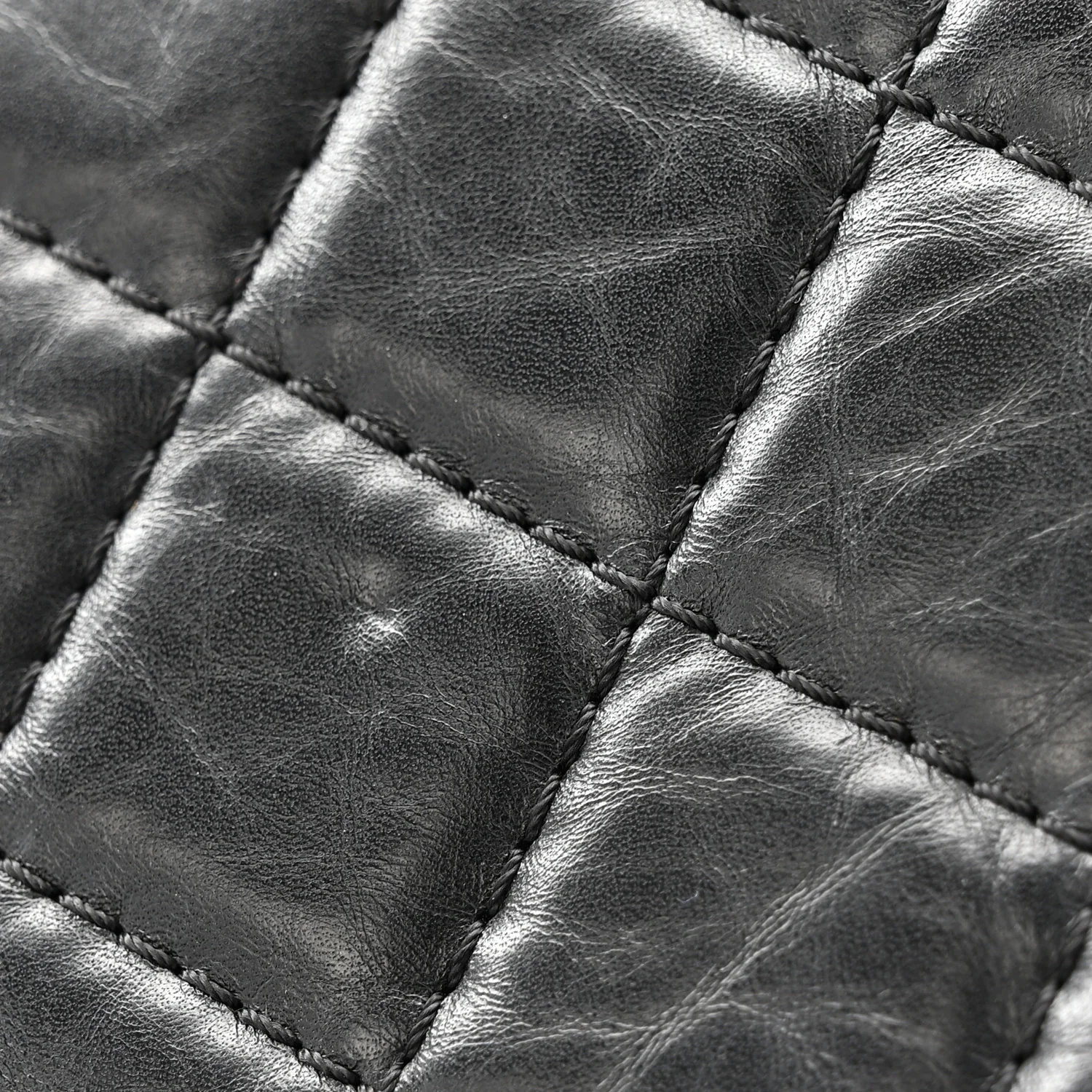 Aged Calfskin Quilted 2.55 Reissue 226 Flap Black