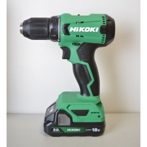 Hikoki – Perceuse-visseuse sans fil 18V avec 2 batteries 2.0Ah – Moteur Brushless compact – Couple 50Nm pour perçage bois et métal – Coffret de transport — vue 4