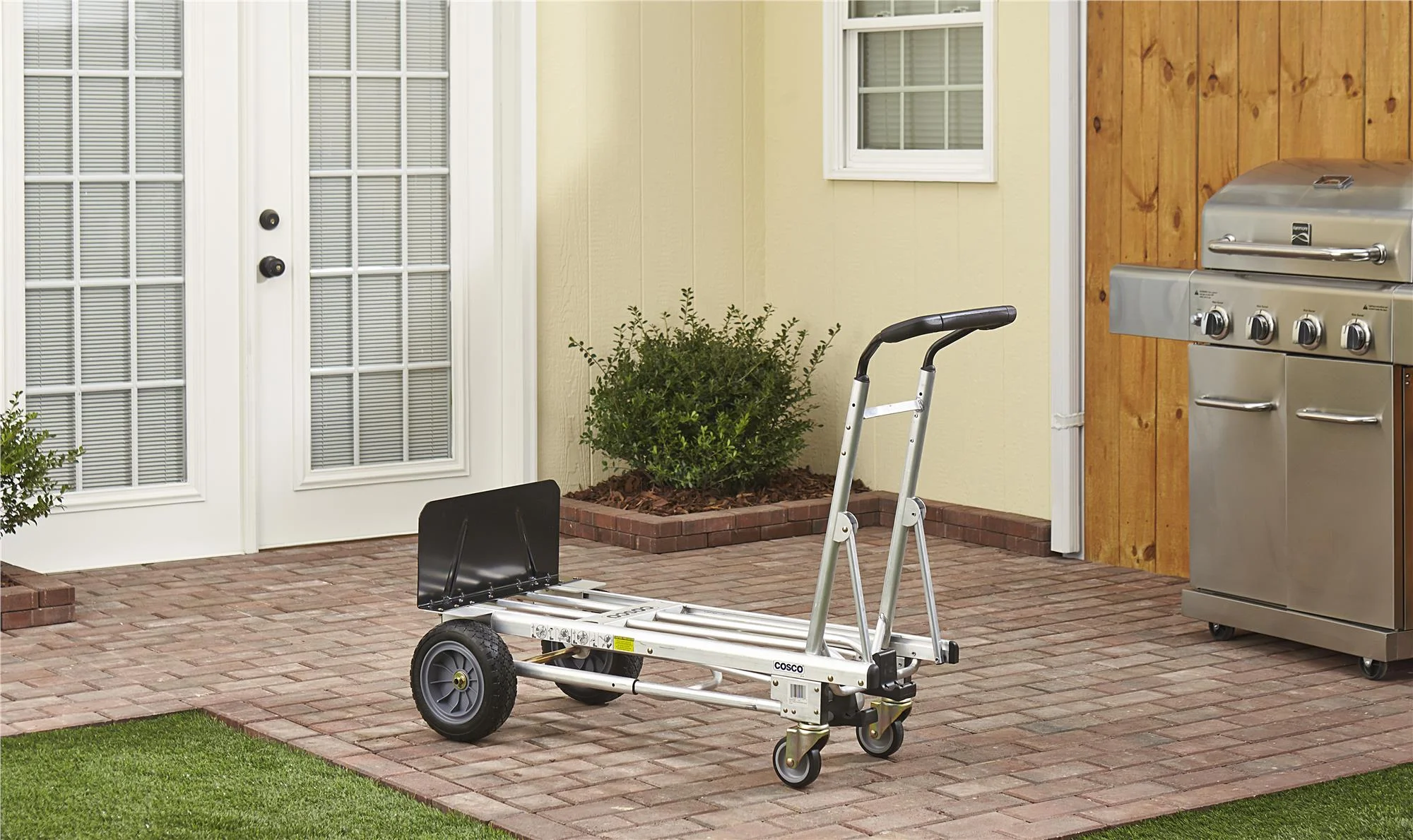 Cosco 3 - in - 1 Assist Series Hand Truck/Assisted Hand Truck/Cart with Flat - Free Wheels
