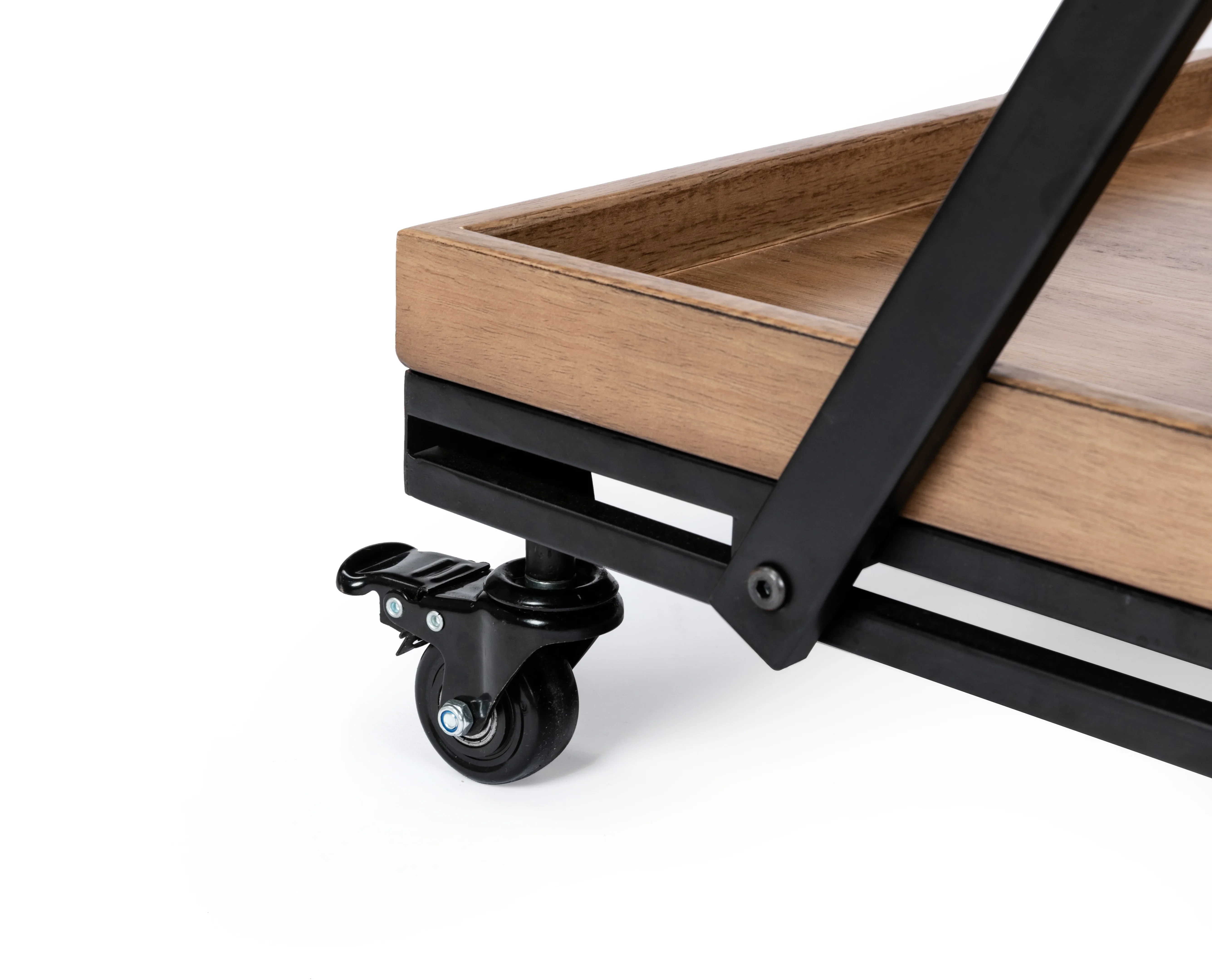 Better Homes & Gardens Entertainment Cart, Wood and Black